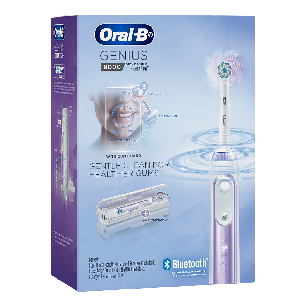 Oral-B Genius 9000 Electric Toothbrush (Orchid Purple)