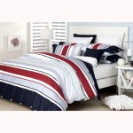 Logan & Mason Newport Navy King Duvet Cover Set