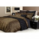 Logan & Mason Belgravia Bronze King Duvet Cover Set