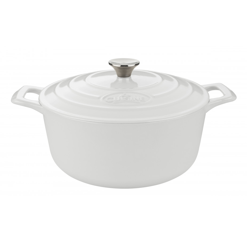 La Cuisine Round Casserole 1.75L/20cm (White)