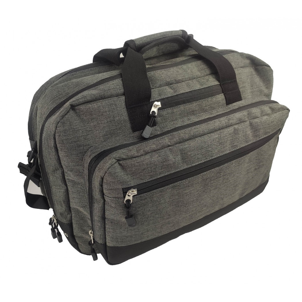 Voyager Smartpac Hybrid Satchel Backpack (Grey/Black)