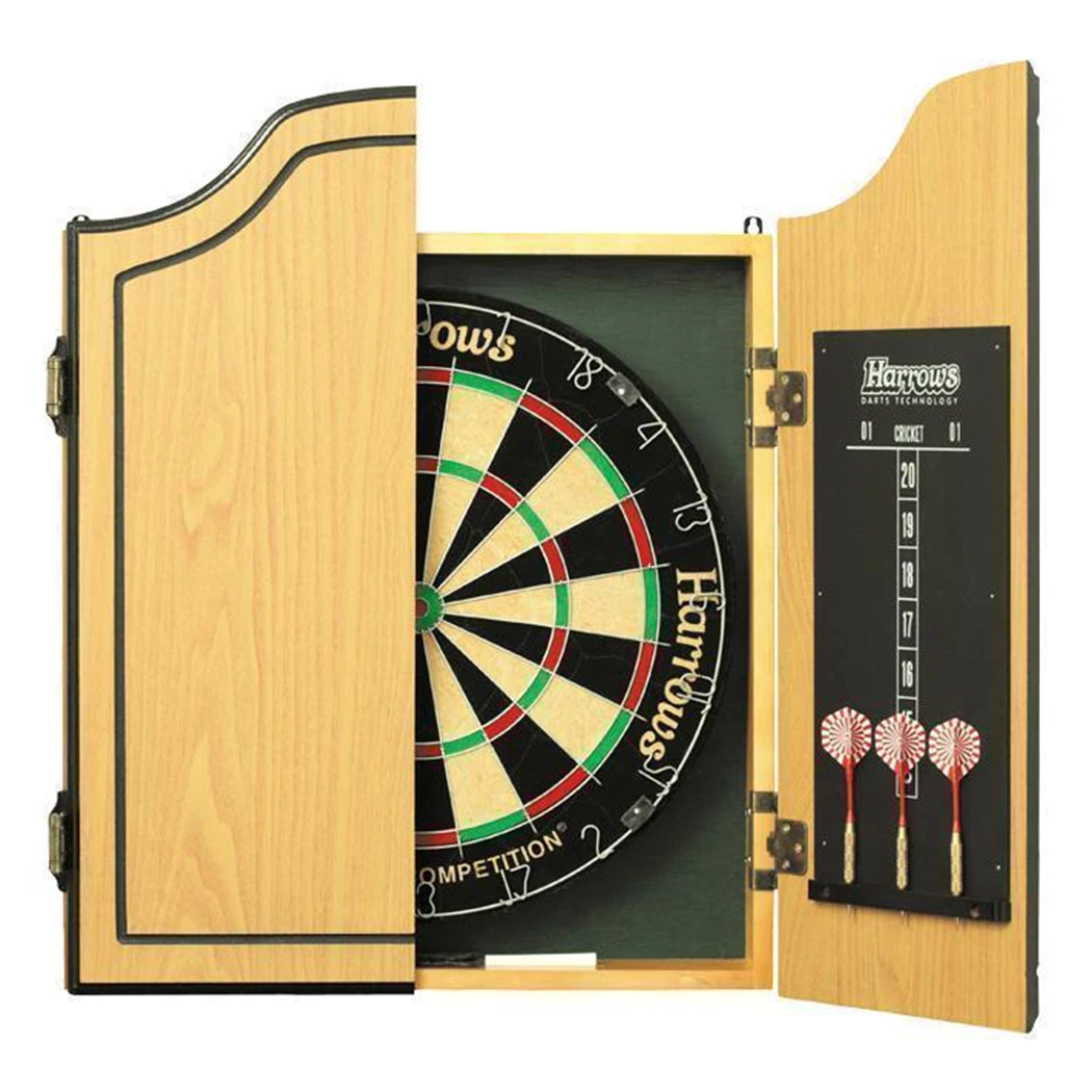 Harrows Pros Choice DartBoard & Cabinet