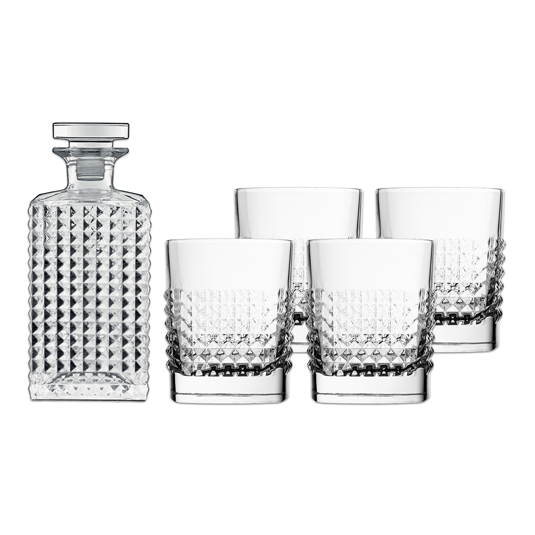 Luigi Bormioli Elixir Whisky 5pc Set