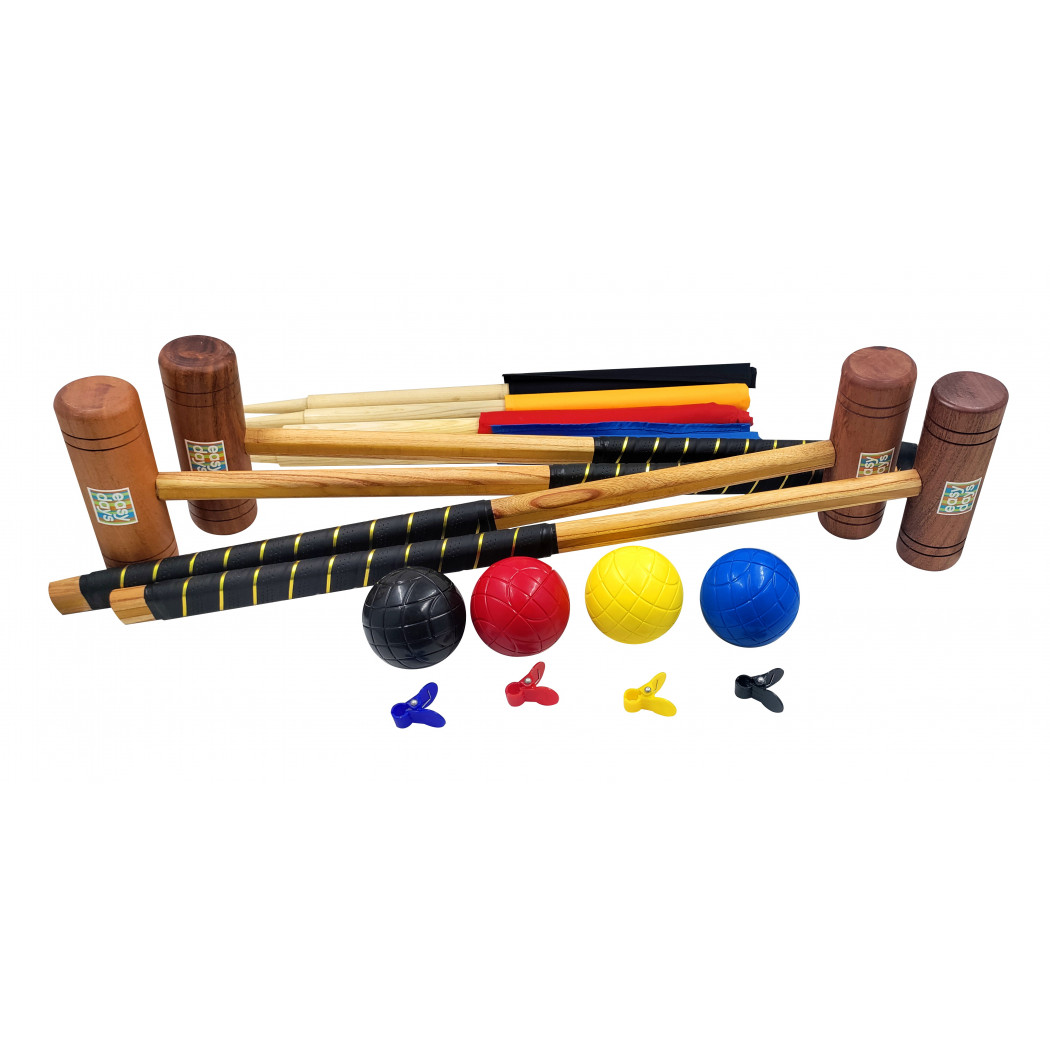 Easy Days Vintage Croquet 4 Player Set
