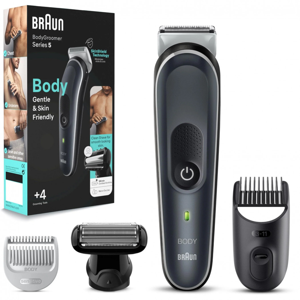 Braun Body Groomer with SkinShield