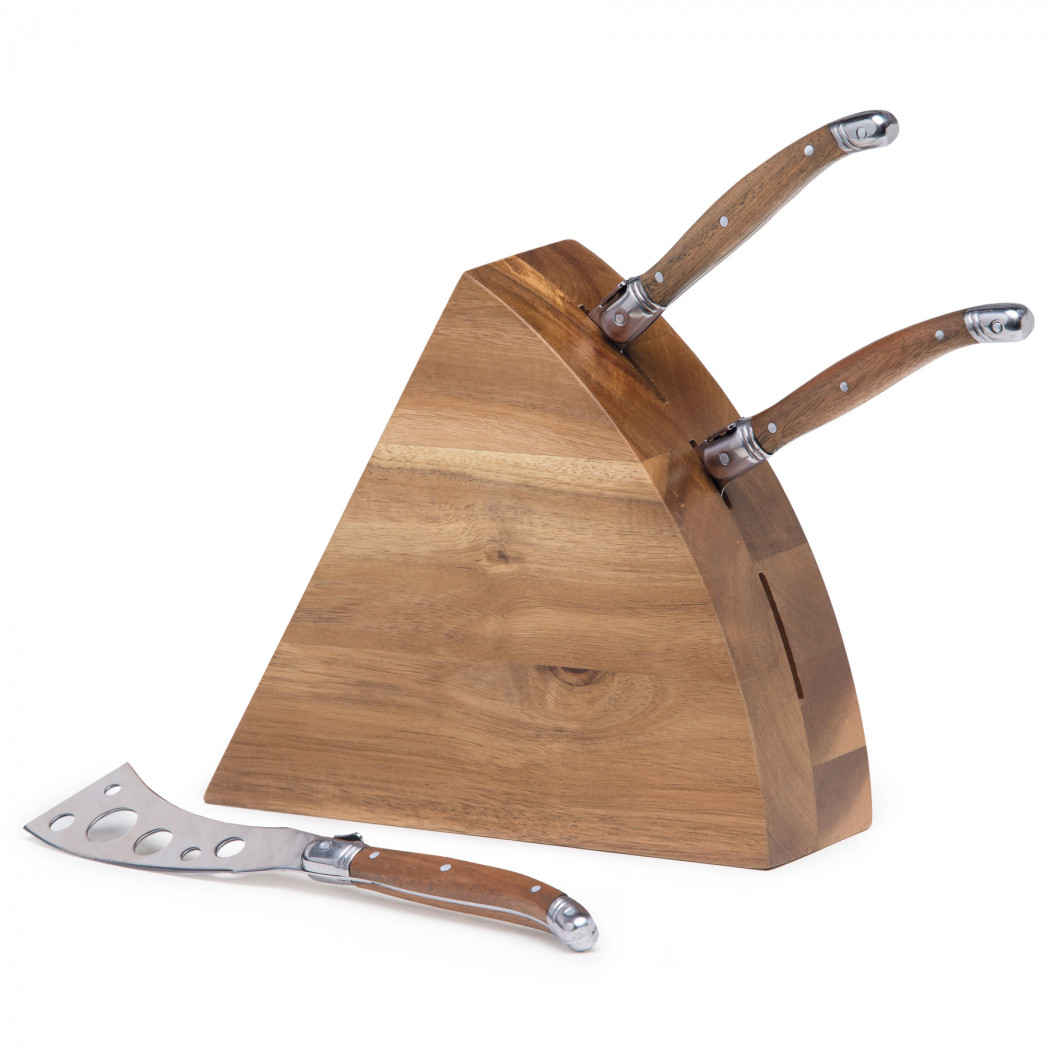 Po 'di fame Wedge Cheese Knife Block Set