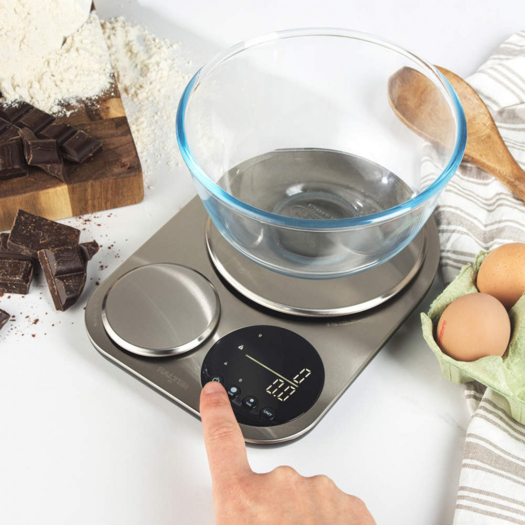Salter Dual Platform Electronic Kitchen Scale Stainless Steel
