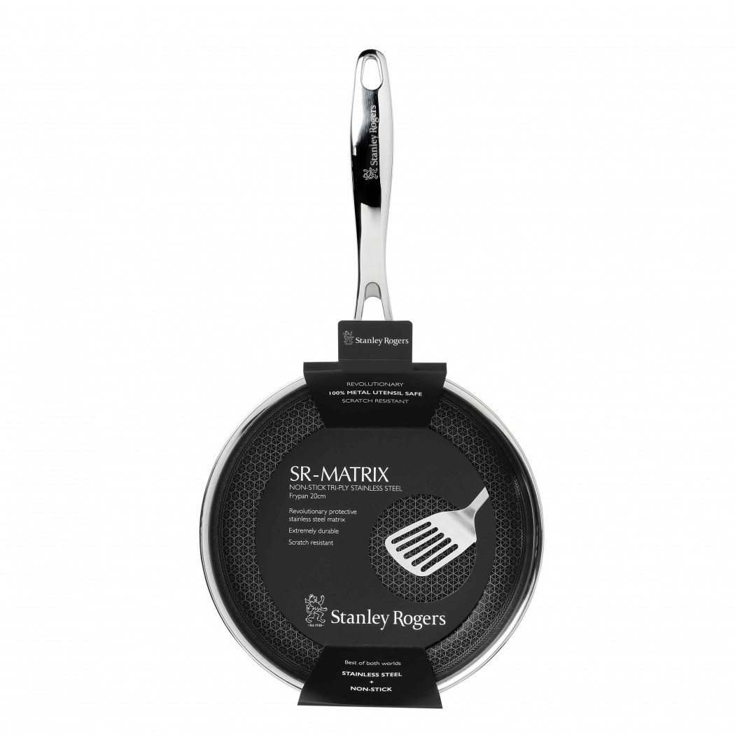 Stanley Rogers Matrix Stainless Steel Frypan (20cm)