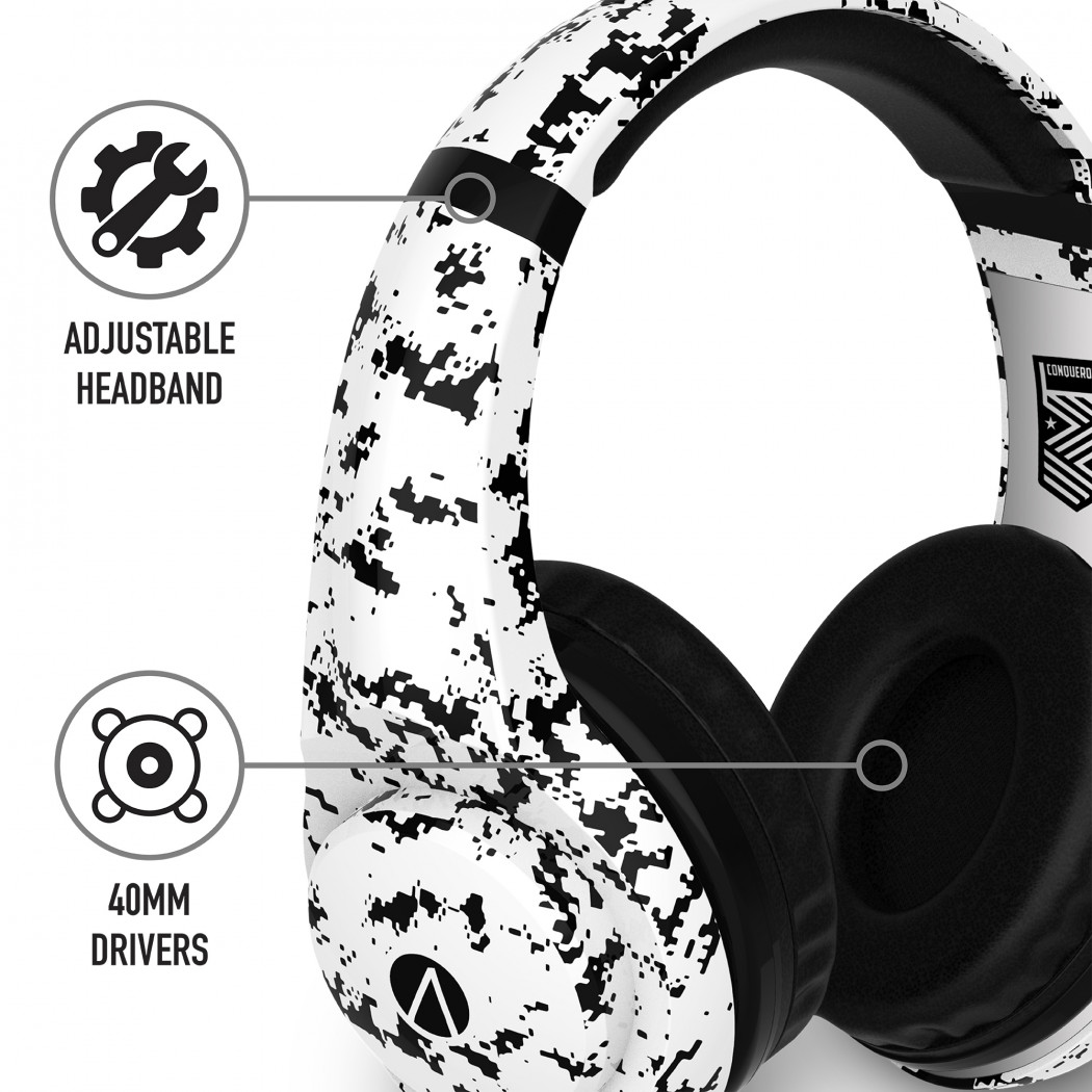 Stealth Conqueror Headset W Stand (Arctic)
