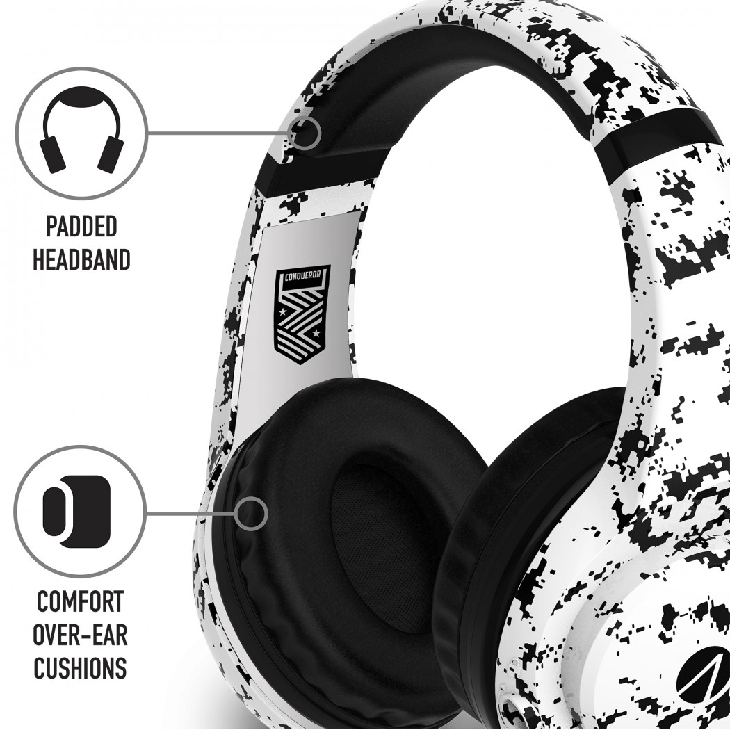 Stealth Conqueror Headset W Stand (Arctic)