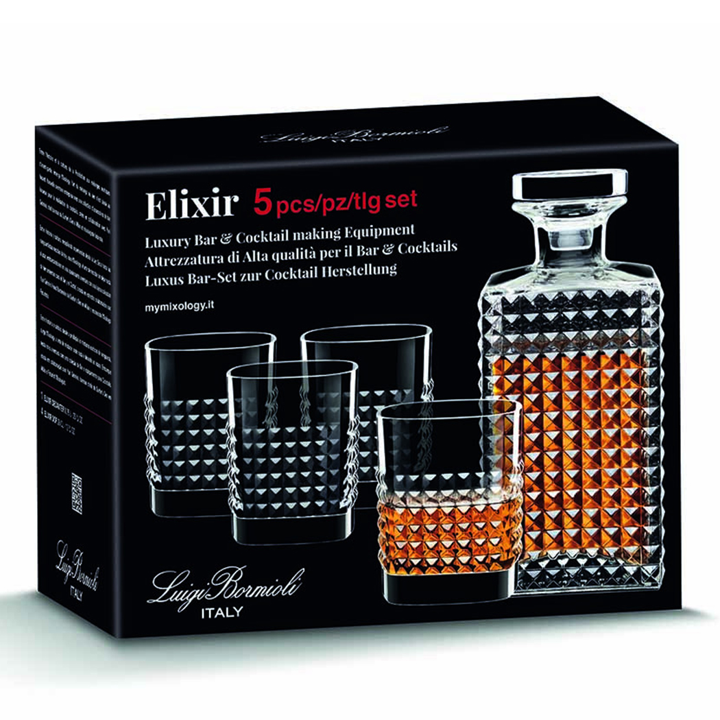 Luigi Bormioli Elixir Whisky 5pc Set