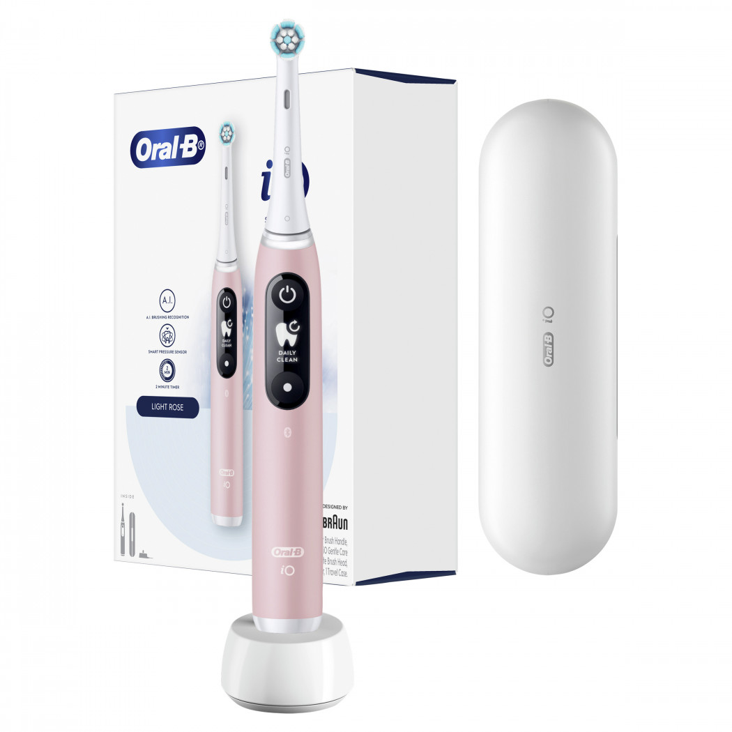 Oral-B iO 6 Series Rechargeable Toothbrush (Light Rose)