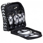 Oasis Family Picnic Set (Black/White)