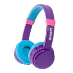 Moki Play Safe Volume Limited Headphones (Purple/Aqua)
