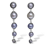 Fabuleux Vous Perle Long Earrings (Silver)